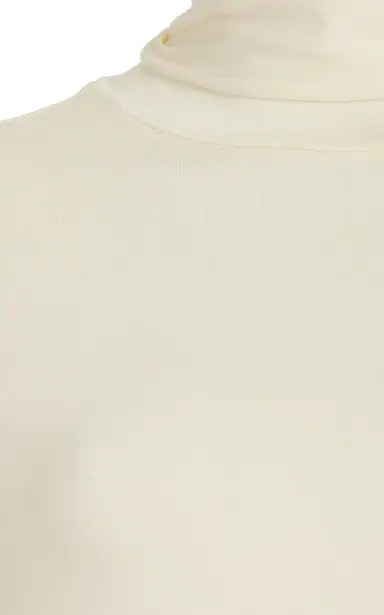 Éterne Cropped Jersey Turtleneck Top | Thumbnail 5 Éterne Cropped Jersey Turtleneck Top | Thumbnail 5