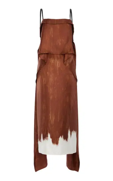 Proenza Schouler Wilma Double Printed Silk Dress | Thumbnail 1 Proenza Schouler Wilma Double Printed Silk Dress | Thumbnail 1