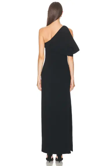 Brandon Maxwell Romee Draped Column Gown | Thumbnail 5 Brandon Maxwell Romee Draped Column Gown | Thumbnail 5