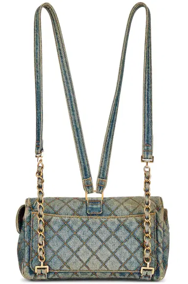 Chanel Chanel Denim Vintage Flap Backpack | Thumbnail 2 Chanel Chanel Denim Vintage Flap Backpack | Thumbnail 2