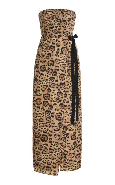 Agua by Agua Bendita Cinéfila Jaguar Jacquard Midi Dress | Thumbnail 1 Agua by Agua Bendita Cinéfila Jaguar Jacquard Midi Dress | Thumbnail 1