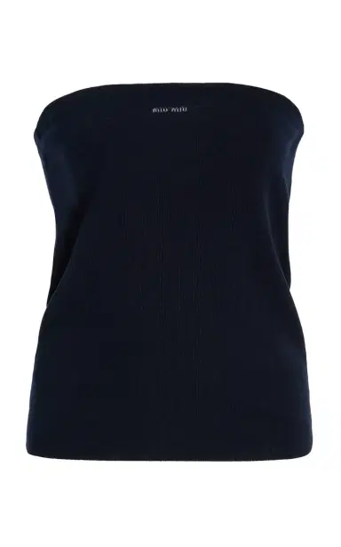 Miu Miu Cotton Tank Top | Thumbnail 6 Miu Miu Cotton Tank Top | Thumbnail 6