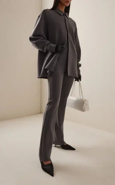 BIRROT Exclusive Lay2 Crepe Slim trousers | Thumbnail 2 BIRROT Exclusive Lay2 Crepe Slim trousers | Thumbnail 2