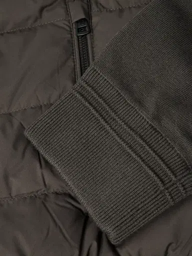Moncler Quilted Shell-Panelled Virgin Wool Down Zip-Up Cardigan - Men | Thumbnail 6 Moncler Quilted Shell-Panelled Virgin Wool Down Zip-Up Cardigan - Men | Thumbnail 6