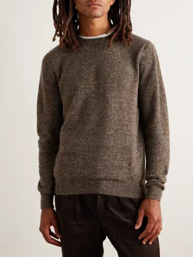 Inis Meáin Merino Wool and Cashmere-Blend Sweater - Men | Thumbnail 3 Inis Meáin Merino Wool and Cashmere-Blend Sweater - Men | Thumbnail 3