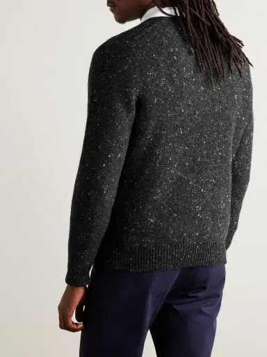 Inis Meáin Merino Wool and Cashmere-Blend Sweater - Men | Thumbnail 3 Inis Meáin Merino Wool and Cashmere-Blend Sweater - Men | Thumbnail 3