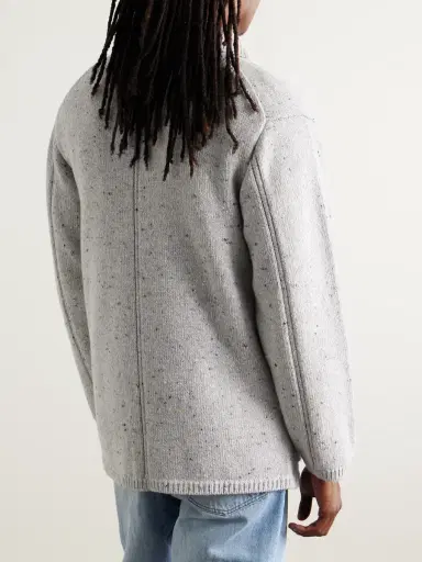 Inis Meáin Unstructured Merino Wool and Cashmere-Blend Cardigan - Men | Thumbnail 3 Inis Meáin Unstructured Merino Wool and Cashmere-Blend Cardigan - Men | Thumbnail 3