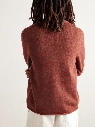 Inis Meáin Wool and Linen-Blend Sweater - Men | Thumbnail 4 Inis Meáin Wool and Linen-Blend Sweater - Men | Thumbnail 4