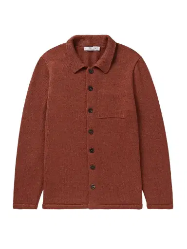 Inis Meáin Wool and Linen-Blend Cardigan - Men | Thumbnail 1 Inis Meáin Wool and Linen-Blend Cardigan - Men | Thumbnail 1