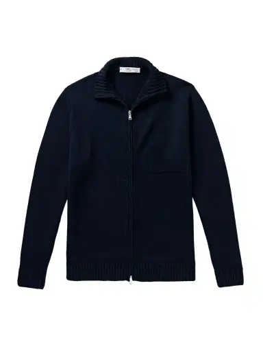 Inis Meáin Wool and Linen-Blend Zip-Up Cardigan - Men | Thumbnail 1 Inis Meáin Wool and Linen-Blend Zip-Up Cardigan - Men | Thumbnail 1