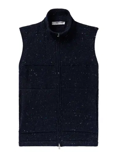 Inis Meáin Lifeline Merino Wool and Cashmere-Blend Gilet - Men | Thumbnail 1 Inis Meáin Lifeline Merino Wool and Cashmere-Blend Gilet - Men | Thumbnail 1