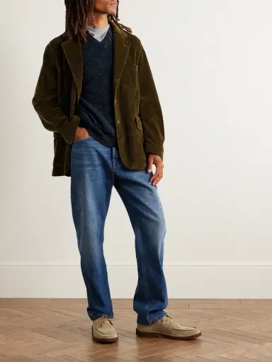 Inis Meáin Merino Wool and Cashmere-Blend Sweater - Men | Thumbnail 2 Inis Meáin Merino Wool and Cashmere-Blend Sweater - Men | Thumbnail 2