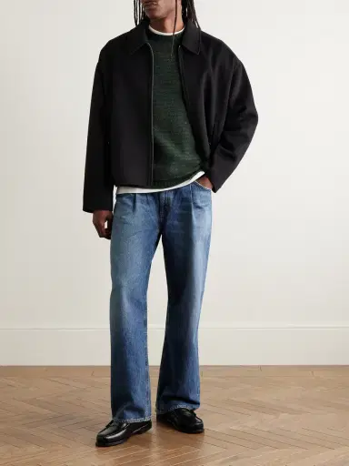 Inis Meáin Striped Merino Wool and Cashmere-Blend Sweater - Men | Thumbnail 2 Inis Meáin Striped Merino Wool and Cashmere-Blend Sweater - Men | Thumbnail 2