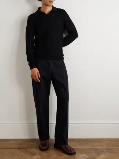 MR P. Open-Knit Wool Polo Shirt - Men | Thumbnail 2 MR P. Open-Knit Wool Polo Shirt - Men | Thumbnail 2