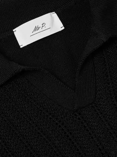MR P. Open-Knit Wool Polo Shirt - Men | Thumbnail 4 MR P. Open-Knit Wool Polo Shirt - Men | Thumbnail 4