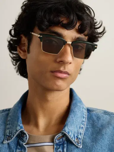 Jacques Marie Mage Alin D-Frame Gold-Tone and Acetate Sunglasses - Men | Thumbnail 2 Jacques Marie Mage Alin D-Frame Gold-Tone and Acetate Sunglasses - Men | Thumbnail 2