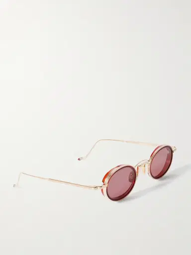 Jacques Marie Mage Varda Oval-Frame Gold-Tone and Acetate Sunglasses - Men | Thumbnail 4 Jacques Marie Mage Varda Oval-Frame Gold-Tone and Acetate Sunglasses - Men | Thumbnail 4