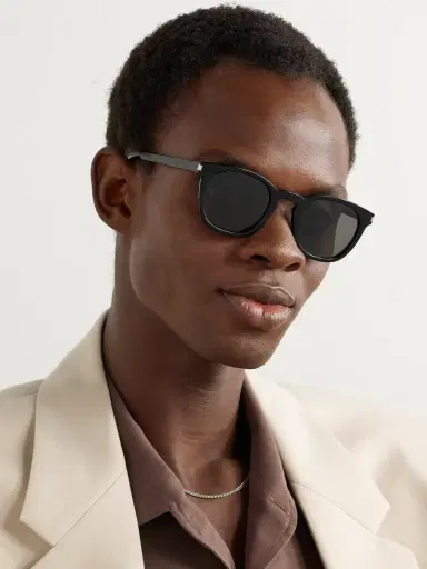 Saint Laurent SL 28 D-Frame Acetate Sunglasses - Men | Thumbnail 2 Saint Laurent SL 28 D-Frame Acetate Sunglasses - Men | Thumbnail 2