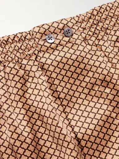 Zimmerli Printed Silk-Satin Boxer Shorts - Men | Thumbnail 4 Zimmerli Printed Silk-Satin Boxer Shorts - Men | Thumbnail 4