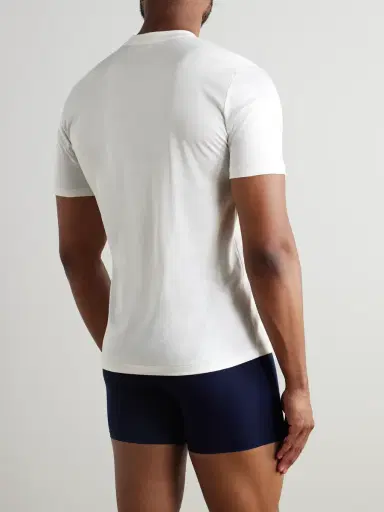 Zimmerli Sea Island Cotton-Jersey T-Shirt - Men | Thumbnail 3 Zimmerli Sea Island Cotton-Jersey T-Shirt - Men | Thumbnail 3