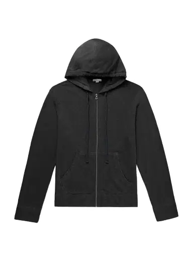 James Perse Garment-Dyed Cotton-Jersey Zip-Up Hoodie - Men | Thumbnail 1 James Perse Garment-Dyed Cotton-Jersey Zip-Up Hoodie - Men | Thumbnail 1