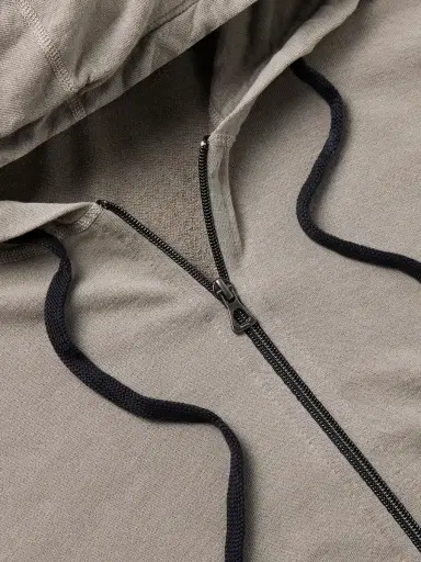 James Perse Garment-Dyed Cotton-Jersey Zip-Up Hoodie - Men | Thumbnail 5 James Perse Garment-Dyed Cotton-Jersey Zip-Up Hoodie - Men | Thumbnail 5