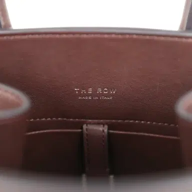 The Row The Row Soft Margaux 10 Bag Chestnut Saddle Leather Silver Hardware | Thumbnail 12 The Row The Row Soft Margaux 10 Bag Chestnut Saddle Leather Silver Hardware | Thumbnail 12