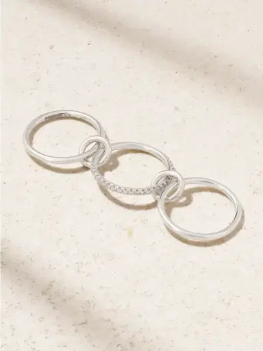 Spinelli Kilcollin Sonny Sterling Silver Diamond Ring | Thumbnail 3 Spinelli Kilcollin Sonny Sterling Silver Diamond Ring | Thumbnail 3