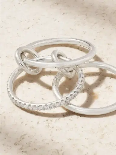 Spinelli Kilcollin Sonny Sterling Silver Diamond Ring | Thumbnail 4 Spinelli Kilcollin Sonny Sterling Silver Diamond Ring | Thumbnail 4