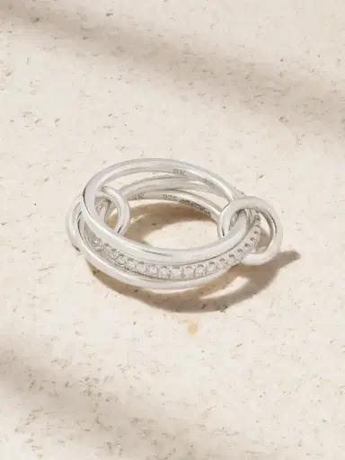 Spinelli Kilcollin Sonny Sterling Silver Diamond Ring | Thumbnail 1 Spinelli Kilcollin Sonny Sterling Silver Diamond Ring | Thumbnail 1