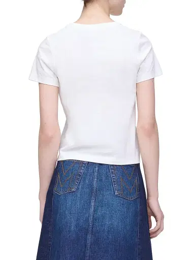 Marc Jacobs Women's Daisy Logo Cotton T-Shirt - White - Size XS | Thumbnail 5 Marc Jacobs Women's Daisy Logo Cotton T-Shirt - White - Size XS | Thumbnail 5