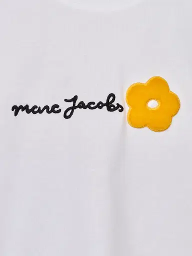 Marc Jacobs Women's Daisy Logo Cotton T-Shirt - White - Size XS | Thumbnail 6 Marc Jacobs Women's Daisy Logo Cotton T-Shirt - White - Size XS | Thumbnail 6
