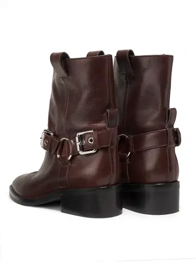3.1 Phillip Lim Women's Alexa Leather Moto Boots - Espresso | Thumbnail 3 3.1 Phillip Lim Women's Alexa Leather Moto Boots - Espresso | Thumbnail 3