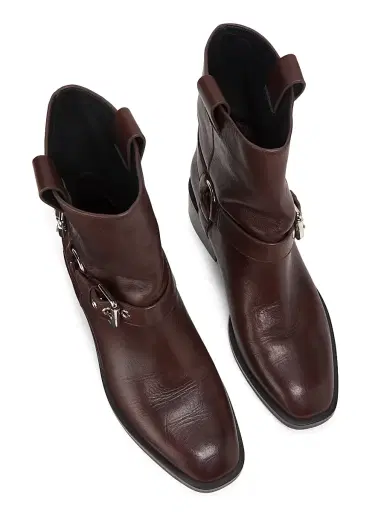 3.1 Phillip Lim Women's Alexa Leather Moto Boots - Espresso | Thumbnail 4 3.1 Phillip Lim Women's Alexa Leather Moto Boots - Espresso | Thumbnail 4
