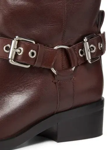 3.1 Phillip Lim Women's Alexa Leather Moto Boots - Espresso | Thumbnail 5 3.1 Phillip Lim Women's Alexa Leather Moto Boots - Espresso | Thumbnail 5