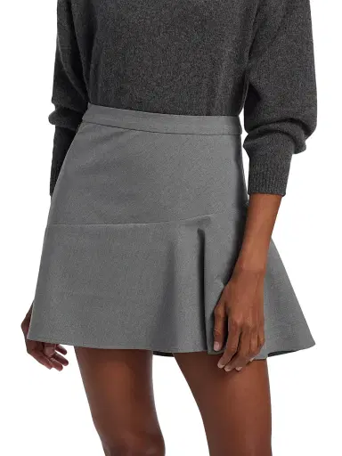 Staud Women's Rosie Asymmetric Miniskirt - Static | Thumbnail 3 Staud Women's Rosie Asymmetric Miniskirt - Static | Thumbnail 3