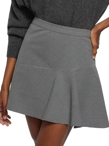Staud Women's Rosie Asymmetric Miniskirt - Static | Thumbnail 6 Staud Women's Rosie Asymmetric Miniskirt - Static | Thumbnail 6
