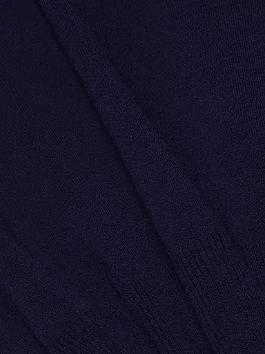 Staud Women's Gene Split Collar Minidress - Navy Sangria | Thumbnail 7 Staud Women's Gene Split Collar Minidress - Navy Sangria | Thumbnail 7