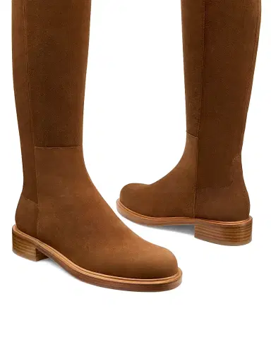 Stuart Weitzman Women's 5050 Gisele 30MM Suede Boots | Thumbnail 2 Stuart Weitzman Women's 5050 Gisele 30MM Suede Boots | Thumbnail 2