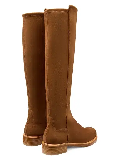 Stuart Weitzman Women's 5050 Gisele 30MM Suede Boots | Thumbnail 3 Stuart Weitzman Women's 5050 Gisele 30MM Suede Boots | Thumbnail 3