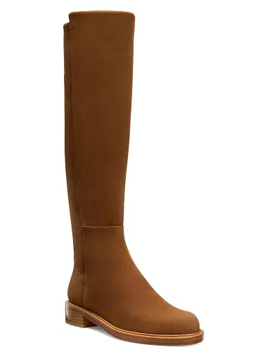 Stuart Weitzman Women's 5050 Gisele 30MM Suede Boots | Thumbnail 4 Stuart Weitzman Women's 5050 Gisele 30MM Suede Boots | Thumbnail 4