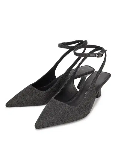 Stuart Weitzman Women's Vinnie 50MM Flannel Pumps | Thumbnail 2 Stuart Weitzman Women's Vinnie 50MM Flannel Pumps | Thumbnail 2
