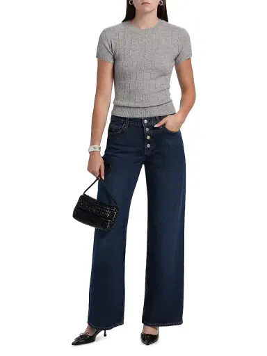 Reformation Women's Cary Low-Rise Button-Fly Jeans - Ahurani Exposed Shank - Size 31 | Thumbnail 2 Reformation Women's Cary Low-Rise Button-Fly Jeans - Ahurani Exposed Shank - Size 31 | Thumbnail 2