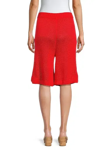 Undra Celeste Women's Everyday Tropics Knit Shorts - Tangerine | Thumbnail 5 Undra Celeste Women's Everyday Tropics Knit Shorts - Tangerine | Thumbnail 5