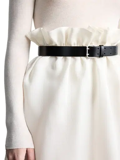 Déhanche Women's Mini Hutch Leather Belt - Black Silver - Size Large | Thumbnail 7 Déhanche Women's Mini Hutch Leather Belt - Black Silver - Size Large | Thumbnail 7