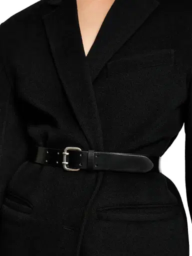 Déhanche Women's Mini Hutch Leather Belt - Black Silver - Size Large | Thumbnail 8 Déhanche Women's Mini Hutch Leather Belt - Black Silver - Size Large | Thumbnail 8
