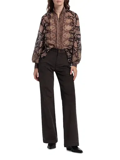 Kobi Halperin Women's Solace Printed Blouse - Black Multi | Thumbnail 2 Kobi Halperin Women's Solace Printed Blouse - Black Multi | Thumbnail 2