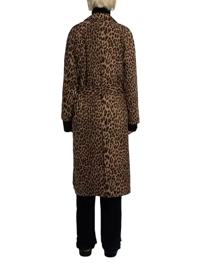 Zadig & Voltaire Women's Mentle Leopard-Print Canvas Coat | Thumbnail 4 Zadig & Voltaire Women's Mentle Leopard-Print Canvas Coat | Thumbnail 4