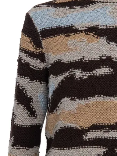 Zadig & Voltaire Women's Malty Merino Wool Camouflage Sweater - Dark Chocolate - Size Medium | Thumbnail 6 Zadig & Voltaire Women's Malty Merino Wool Camouflage Sweater - Dark Chocolate - Size Medium | Thumbnail 6