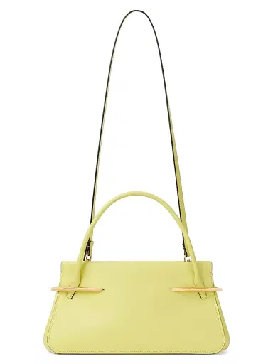 Givenchy Women's Pinch Top Handle Bag in Leather - Acid Yellow | Thumbnail 3 Givenchy Women's Pinch Top Handle Bag in Leather - Acid Yellow | Thumbnail 3